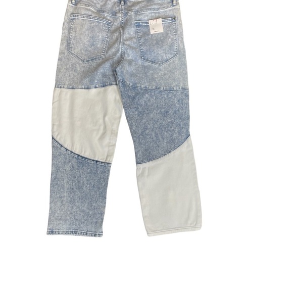 Vigoss Frankie slim Straight Jeans NWT Color Block Patchwork 32 - Picture 8 of 10